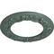 Ekena Millwork Ribbon with Bow Ceiling Medallion (Canopies up to 7 1/2"), 12 1/4"OD x 7 1/2"ID x 7/8"P, Cloud Burst CM12RICBF - alternate 4